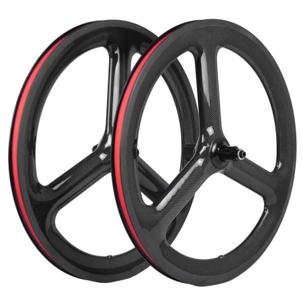 3 Spoke 20 Inch Bike Wheelset Road Track 20" 451 wheelset For V Brake And Disc Brake