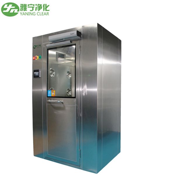 Ce Certification Stainless Steel Cleanroom Air Shower With Face Recognition System