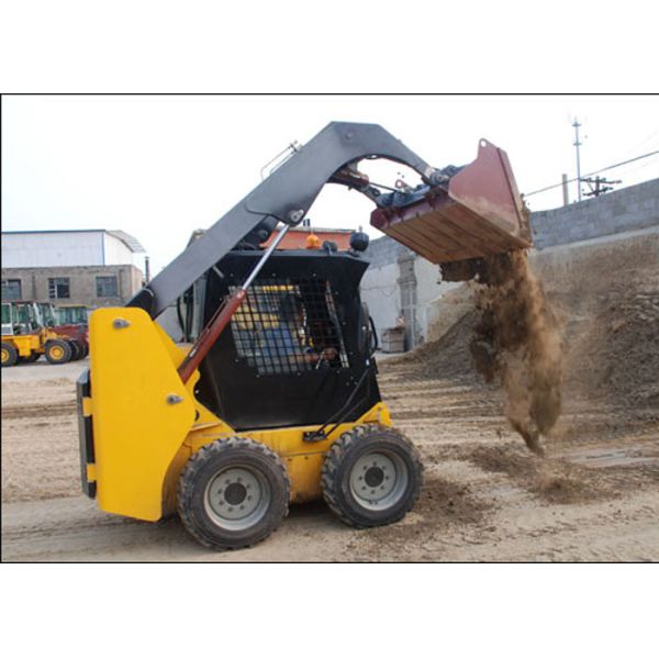 Optimum Hydraulic System Small Skid Steer Loaders 0.35m3 Bucket Capacity