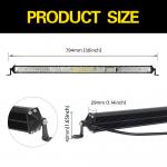 Super Slim 30 Inch Led Light Bar CR XBD Chip PMMA Lens Material For Trucks