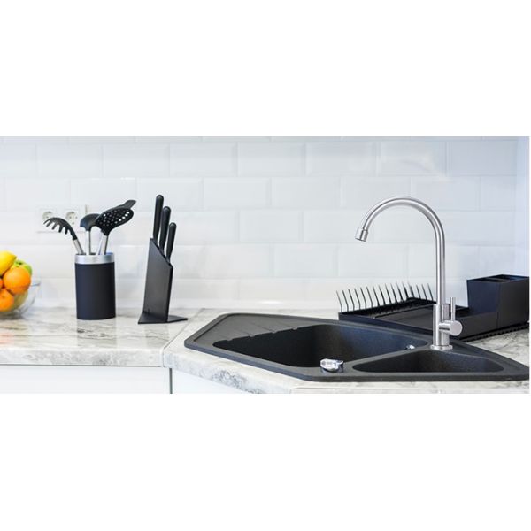 Healthy Hygienic Lead Free Single Cold Basin Tap Surface Plating Process