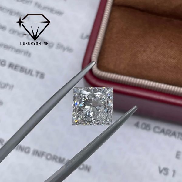 LuxuryShine Princess Cut Lab Grown Diamond D-F Color VVS-VS With IGI Certificate Excellent Cut Wedding diamonds Wholesale