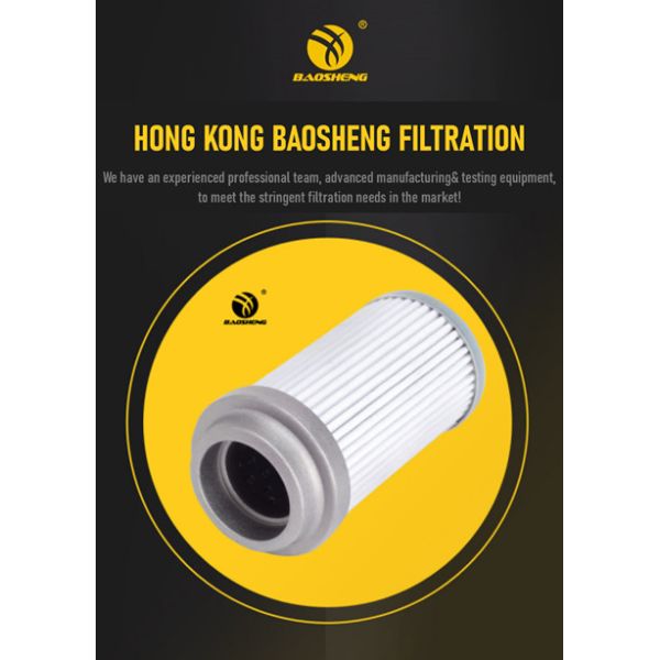 Glass Fiber Excavator Hydraulic Pilot Filter DOOSAN PILOT DX380 DX420