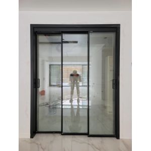 Weatherproof Aluminium Sliding Security Doors , Residential Large Sliding Glass