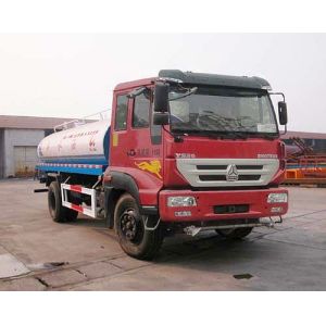 Road Flushing Water Tank Truck SINOTRUK 10CBM , Water Hauling Trucks