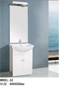 Quality Bathroom freestanding cabinet 60 X 50 X 85 / cm , soft closing door integrated sink vanity wholesale