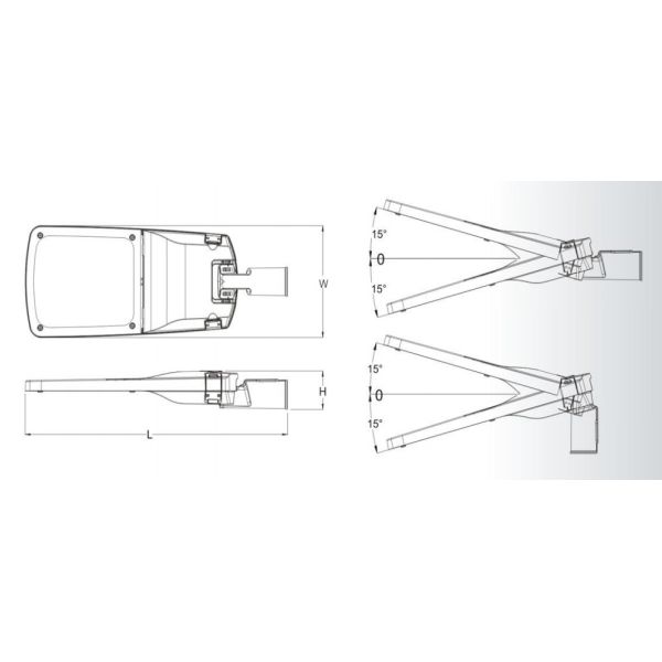 Waterproof Aluminium Housing For Led Lights / Aluminum Housing Led Lighting IP66 IK08