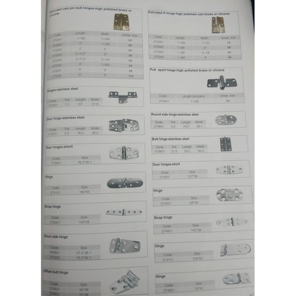 door hinges for boata /ship/yacht marine hardware