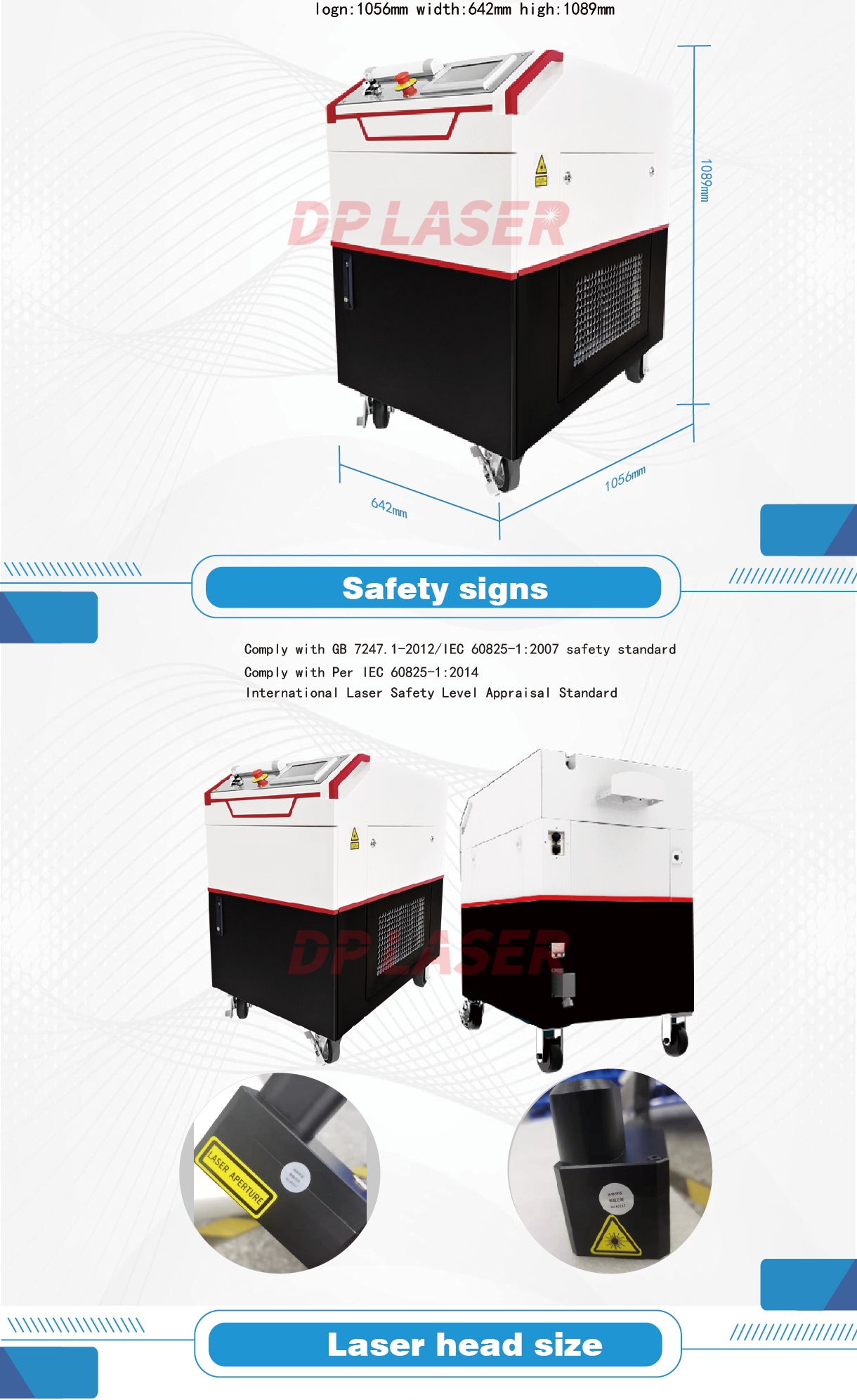 300W Pulse Fiber Handheld Laser Cleaning Machine Raycus Max IPG JPT Optional