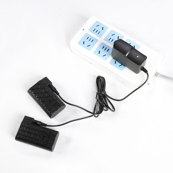 7.4V 2600mAh Heated Socks Battery Black with Short Circuit Protection