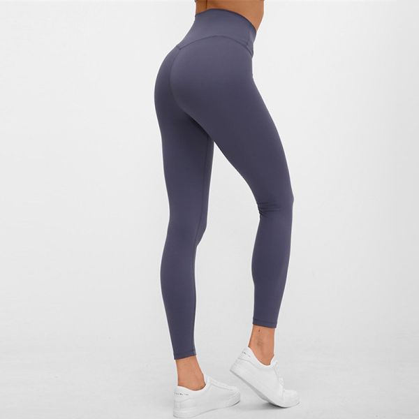 High Waist Stretch Capri Compression Workout Pants Nude 6 Colors XS-XXL