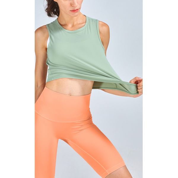 Sleeveless Loose Yoga Workout Tops Women Fitness Sports Vest