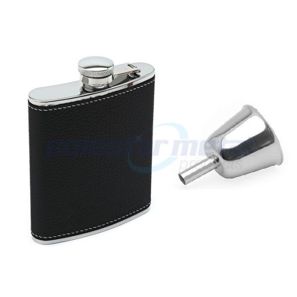 Precision Custom Metal Hardware 2-1/2" Stainless Steel Flask Funnel