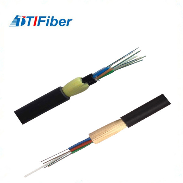 ADSS G652D Aerial Fiber Optic Cable Aramid Yarn Dielectric Self Supporting