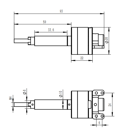 8V 16V ROV Propulsion Motor High Energy Saving Rate Of Underwater Motor