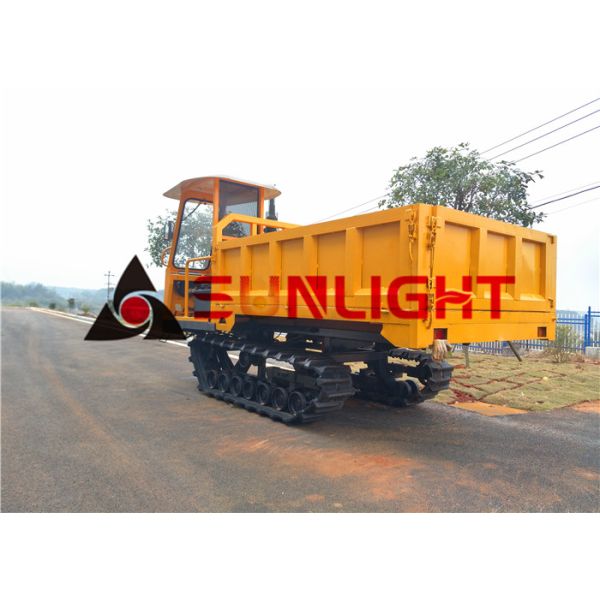 High Efficiency Mini Crawler Dumper Tracked Wheelbarrow For Vagetable Land