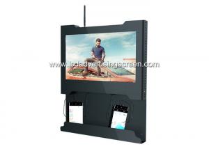Quality Genevision LCD Advertising Screen Ad Player With Cell Phone Charging Station wholesale