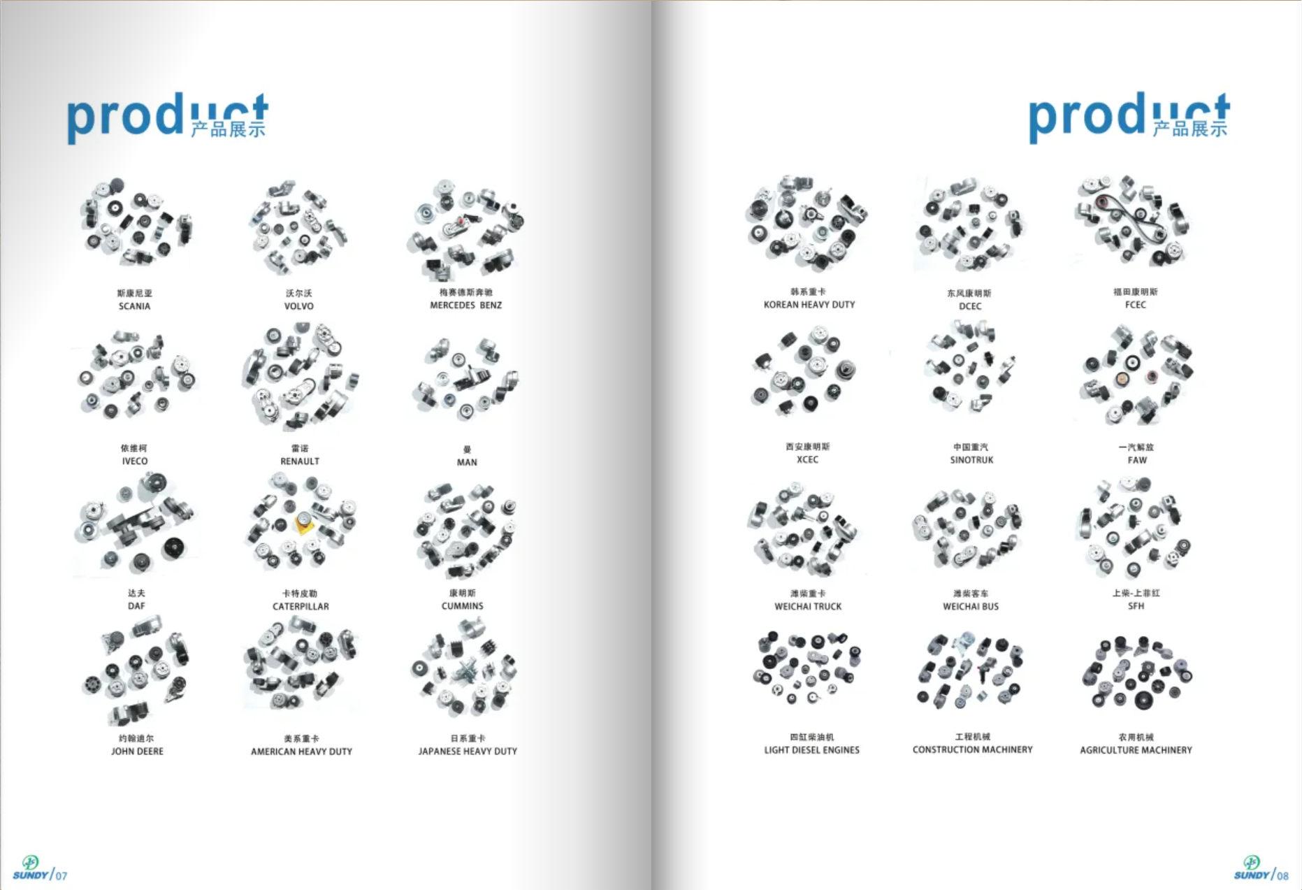 Truck Serpentine Belt Tensioner Pulley For Sinotruk Wd615 Wd12 Engine Parts VG1062060113