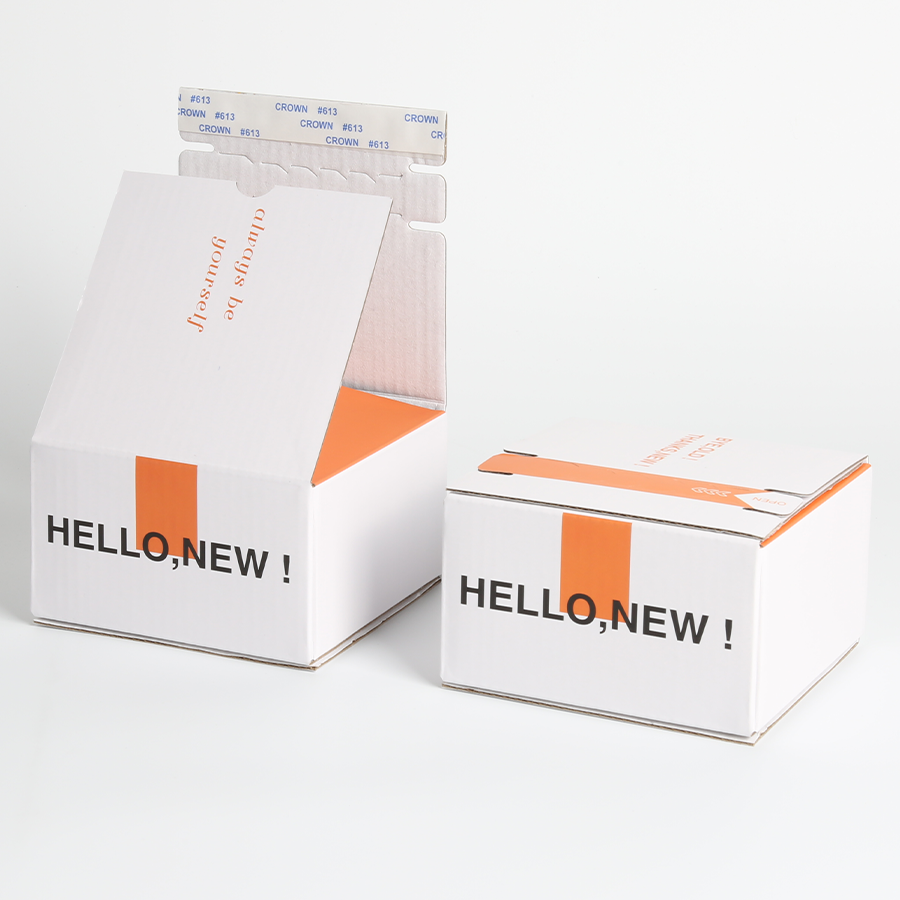 Mailer Box Custom Square Packaging Box With Easy-To-Open Zipper Box For Press-On Nails