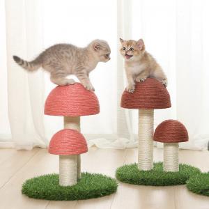 Quality Flax Mushrooms Sisal Cat Tree Tower Cat Scratch Post Board S 36*30cm wholesale