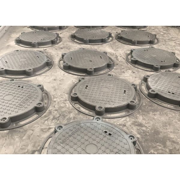 Sand Casting Square Manhole Cover Non Toxic , Double Sealed Drain Cover