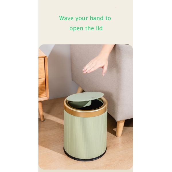 Trash Can Automatic Waterproof Smart Waste Bins Smart Sensor Trash Bin Small Plastic Trash Can