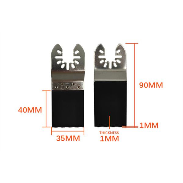 CE Black Silver Bi Metal Oscillating Saw Blade Multi Function