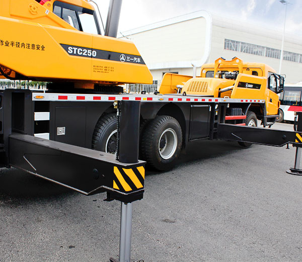 China 25ton truck crane Sany STC250 PRICE