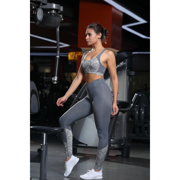 High Waisted Printed Yoga Legging Squat Proof Moisture Wicking