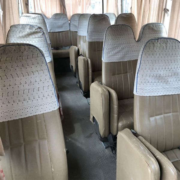 45000km Used Coaster Bus 7.01*2.03*2.75m 2nd Hand School Bus