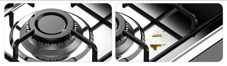 Portable 5 Burner Gas Stove Top Outdoor Camping Oil Resistant Easy To Clean