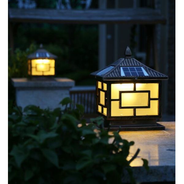 Smart Solar Pillar Lights Integrating Traditional Aesthetics With Modern Technology