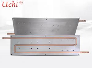 China 6061 Water Cooling Plate Copper Inlaid Tube Buried Radiator on sale