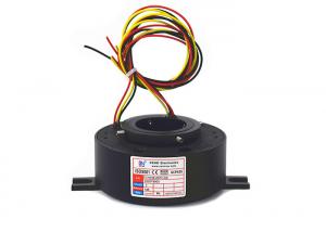 Quality Through Hole High Speed Slip Ring 1000rpm Electric Slip Ring With Precious Metals wholesale
