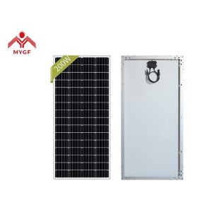 China Monocrystalline Solar Module Mono Silicon Solar Silver Black Frame Optional on sale