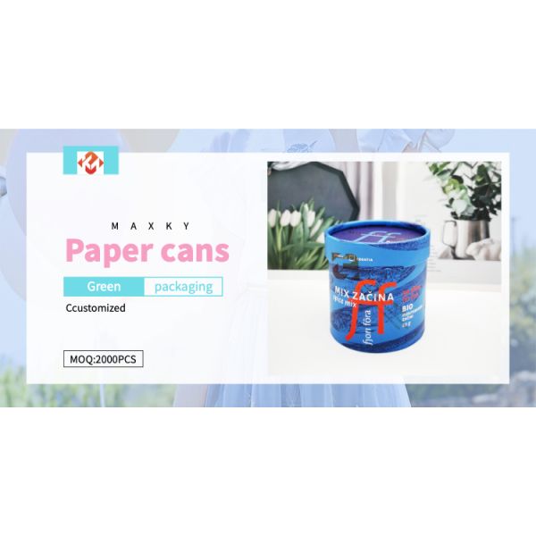 boxes and packaging Easy Open Kraft Paper Tube Packaging Environmentally Friendly And Hygienic