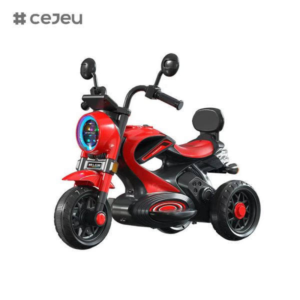 CJ-5188High Quality Children's motorcycle electric tricycle charging male and female baby toy car dual drive battery car