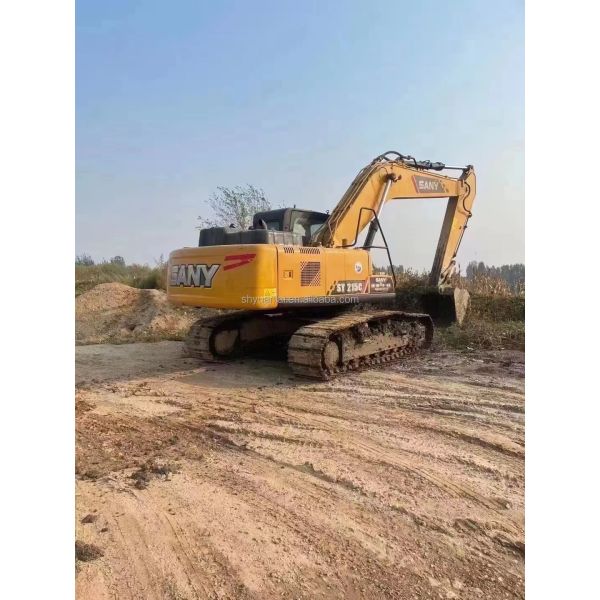 SANY 215C Forward Flow Excavator With MITSUBISHI Engine And 0-2000 Working Hours