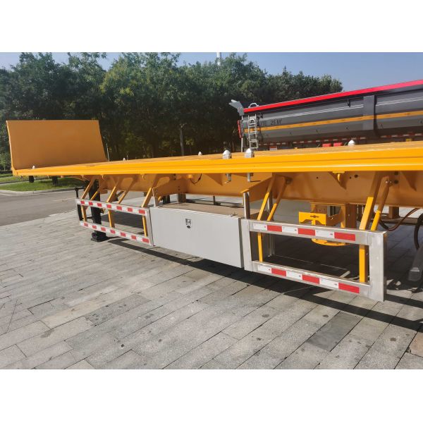 3 Axle 32 Foot 40 Foot Flatbed Semi Trailer For Sale