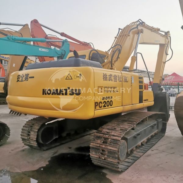 20 Ton Used Original Japan Komatsu PC200 Excavator with Machine Weight of 20000 KG