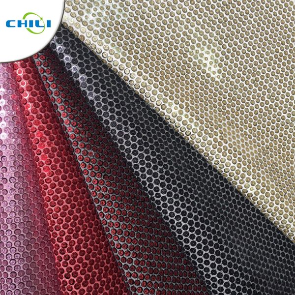 Decorative Application Glitter Wall Fabric Non Woven Easy Cutting