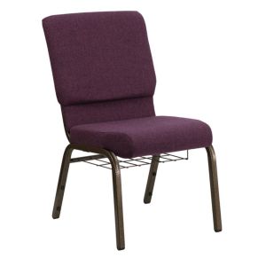 Iron Steel Interlocking Burgundy Church Chairs Auditorium Church Furniture