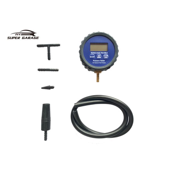 Vacuum And Fuel Pressure Tester kits Digital Dial Gauge 0-30inHg 3% Accuracy