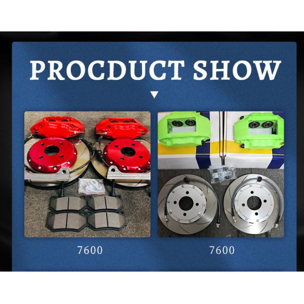 295*24mm 4 Pot Brake Kit Caliper Aluminum 16in Rim Front Wheel