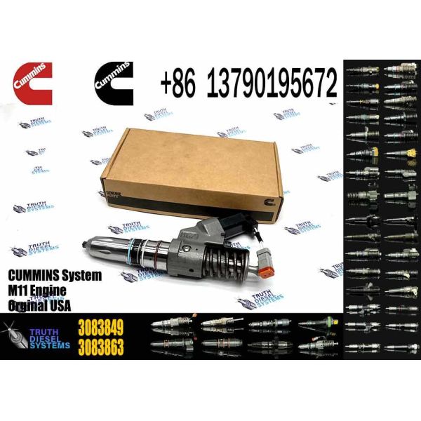 QSM ISM M11 Diesel Engine Parts 3083849 3411756 Fuel Injector for Cummins