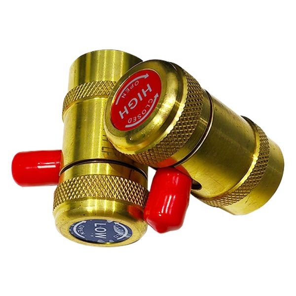 R744 Quick Coupler for Refrigerant Charging in Industrial Refrigeration Equipment