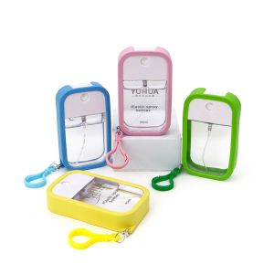 Quality 45ml 50ml Plastic Perfume Packgaing Easy To Carry Square Shape wholesale