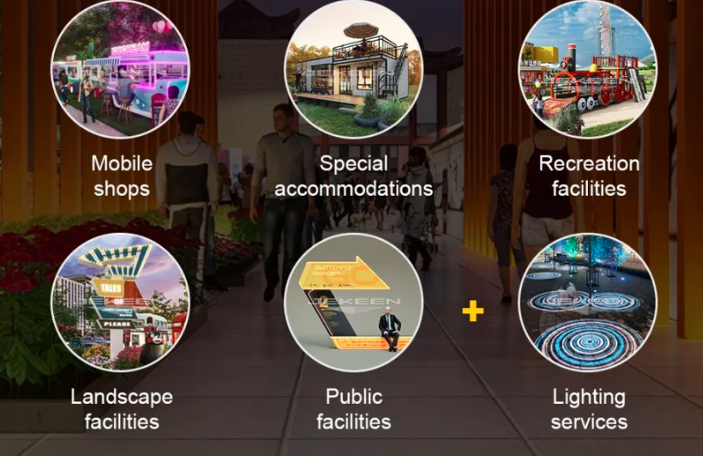 Outdoor Burger Factory Catering Mobile Fast Food Trailer With Stainless Steel Kitchen