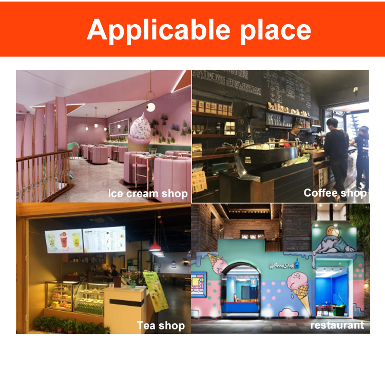 Different Flavor Stainless Steel Frozen Yogurt Machine Commercial Using Ice Machine Price Soft Serve Ice Cream Machine