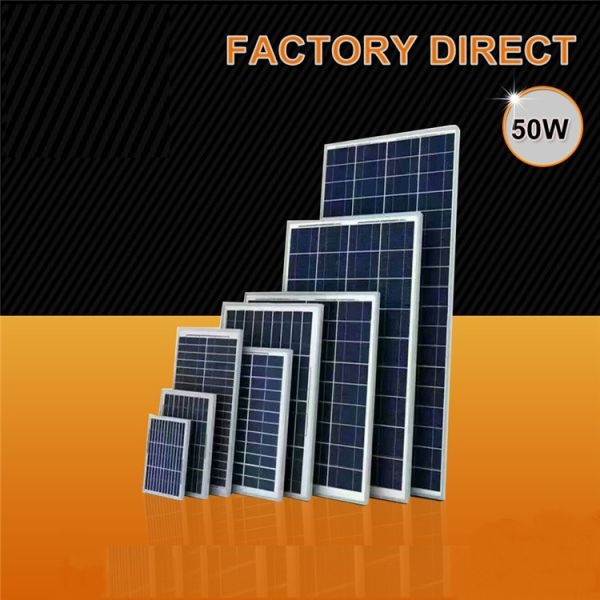100 Watt 12 Volt Polycrystalline Solar Panel Durable 675x540x30mm